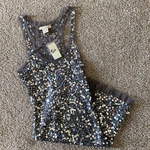 Mini sequin, mesh mini party dress